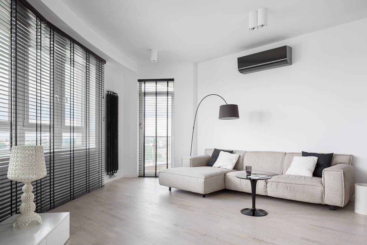 Clim salon couleur noir
