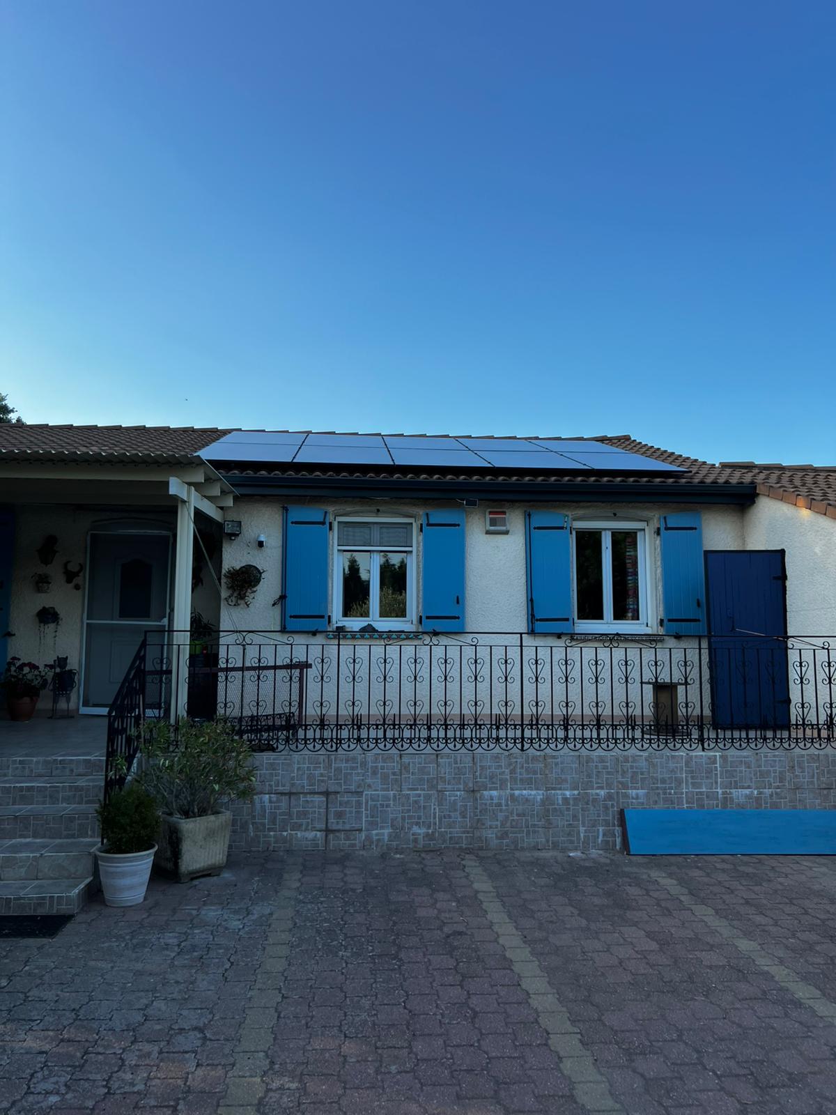 Panneau solaires à Remoulins